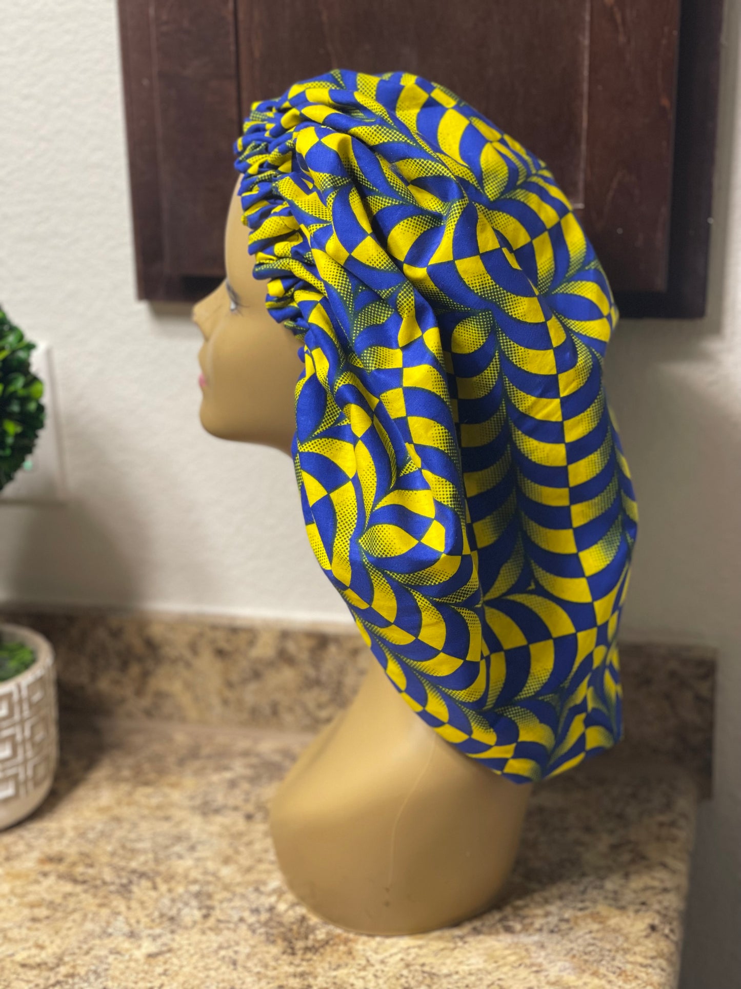Ankara Satin Hair Bonnets -XL