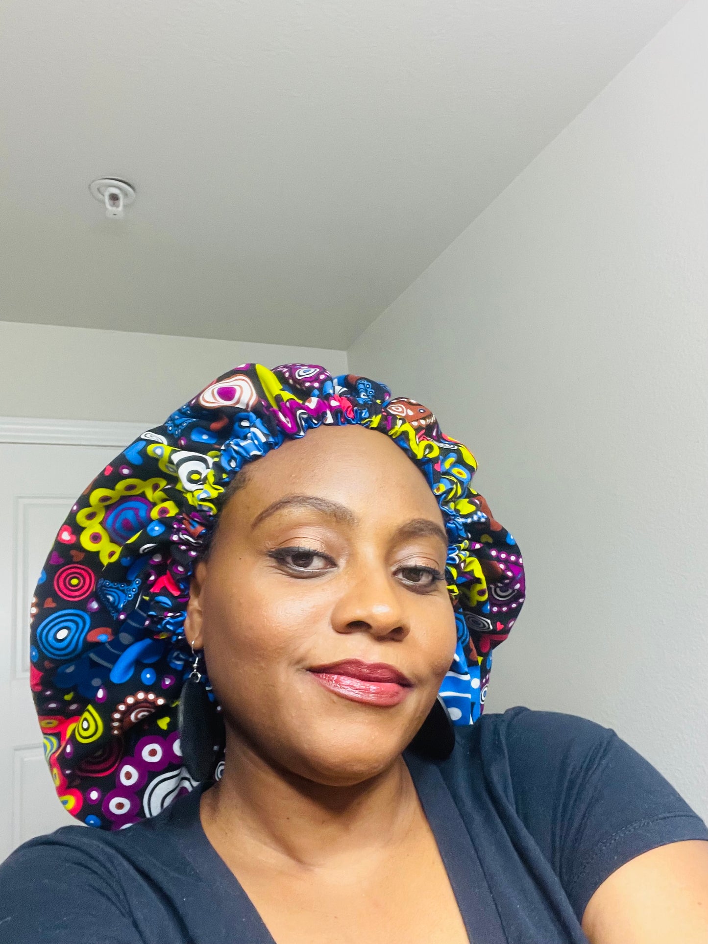 Ankara Satin Hair Bonnets -XL